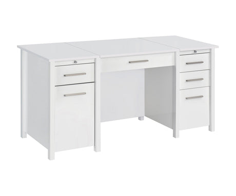 Dylan Rectangular 8-Shelf Bookcase - Ella Furniture