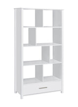 Dylan Rectangular 8-Shelf Bookcase - Ella Furniture