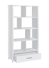 Dylan Rectangular 8-Shelf Bookcase - Ella Furniture