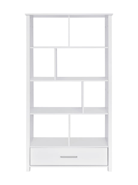 Dylan Rectangular 8-Shelf Bookcase - Ella Furniture