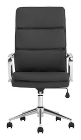 Black Upholstered Office Chair 801744 - Ella Furniture