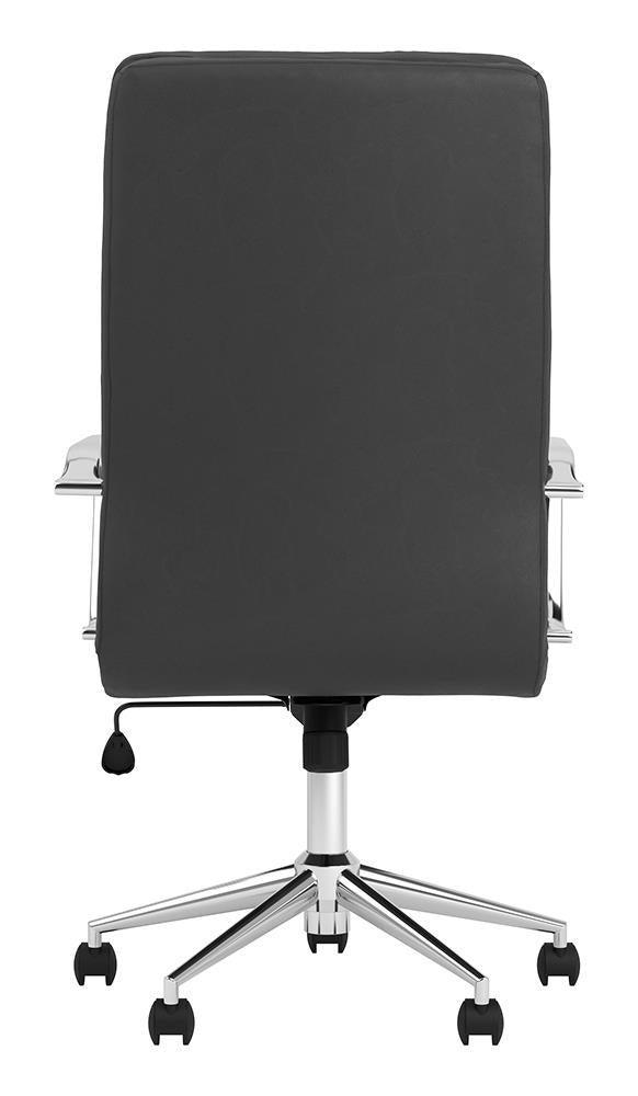 Black Upholstered Office Chair 801744 - Ella Furniture