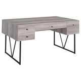 Analiese Grey Driftwood Writing Desk - Ella Furniture