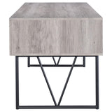 Analiese Grey Driftwood Writing Desk - Ella Furniture