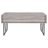 Analiese Grey Driftwood Writing Desk - Ella Furniture