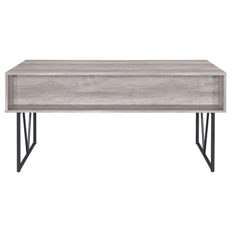 Analiese Grey Driftwood Writing Desk - Ella Furniture