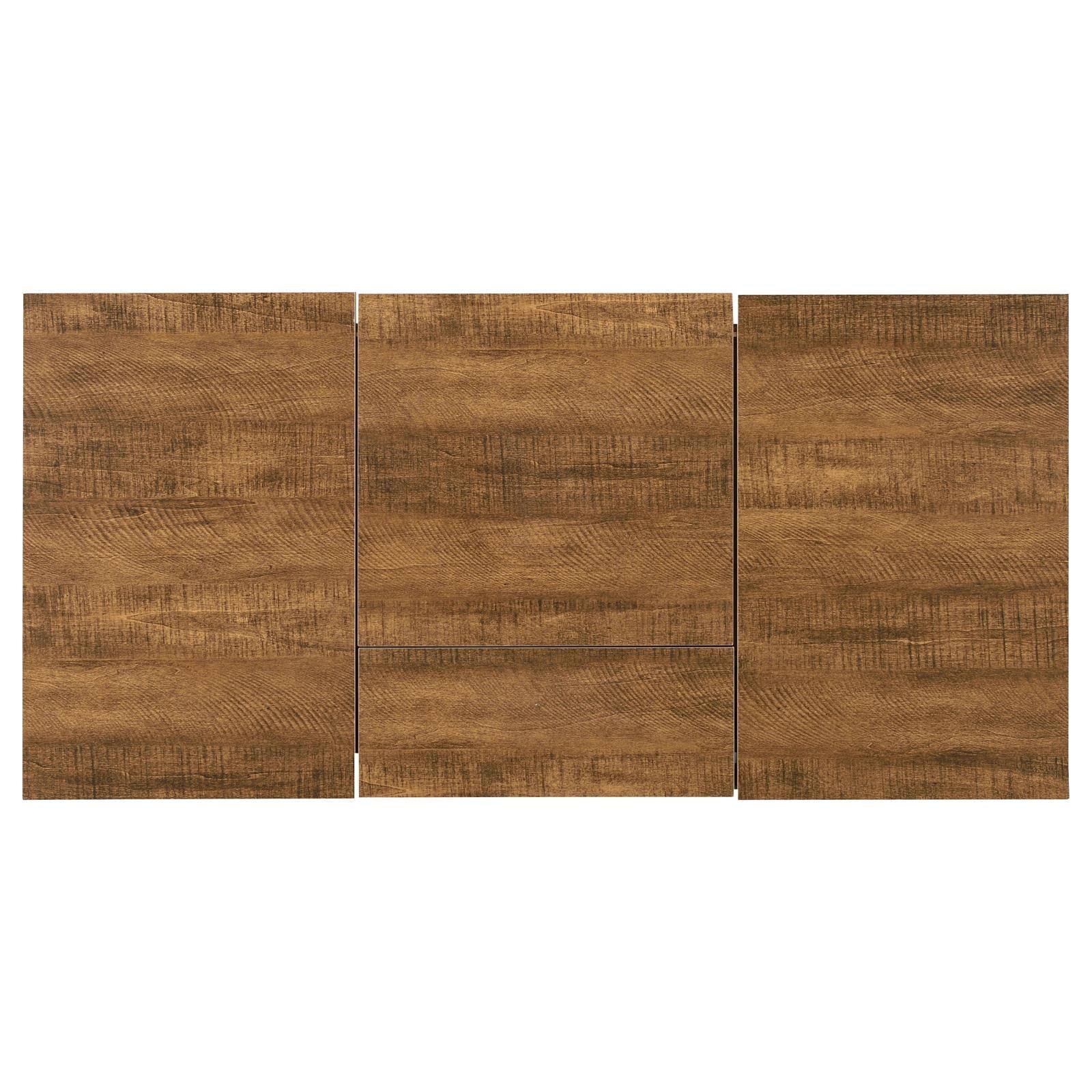 Sheeran Rustic Amber Writing Desk W/ Outlet - Ella Furniture