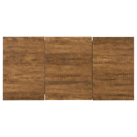 Sheeran Rustic Amber Writing Desk W/ Outlet - Ella Furniture