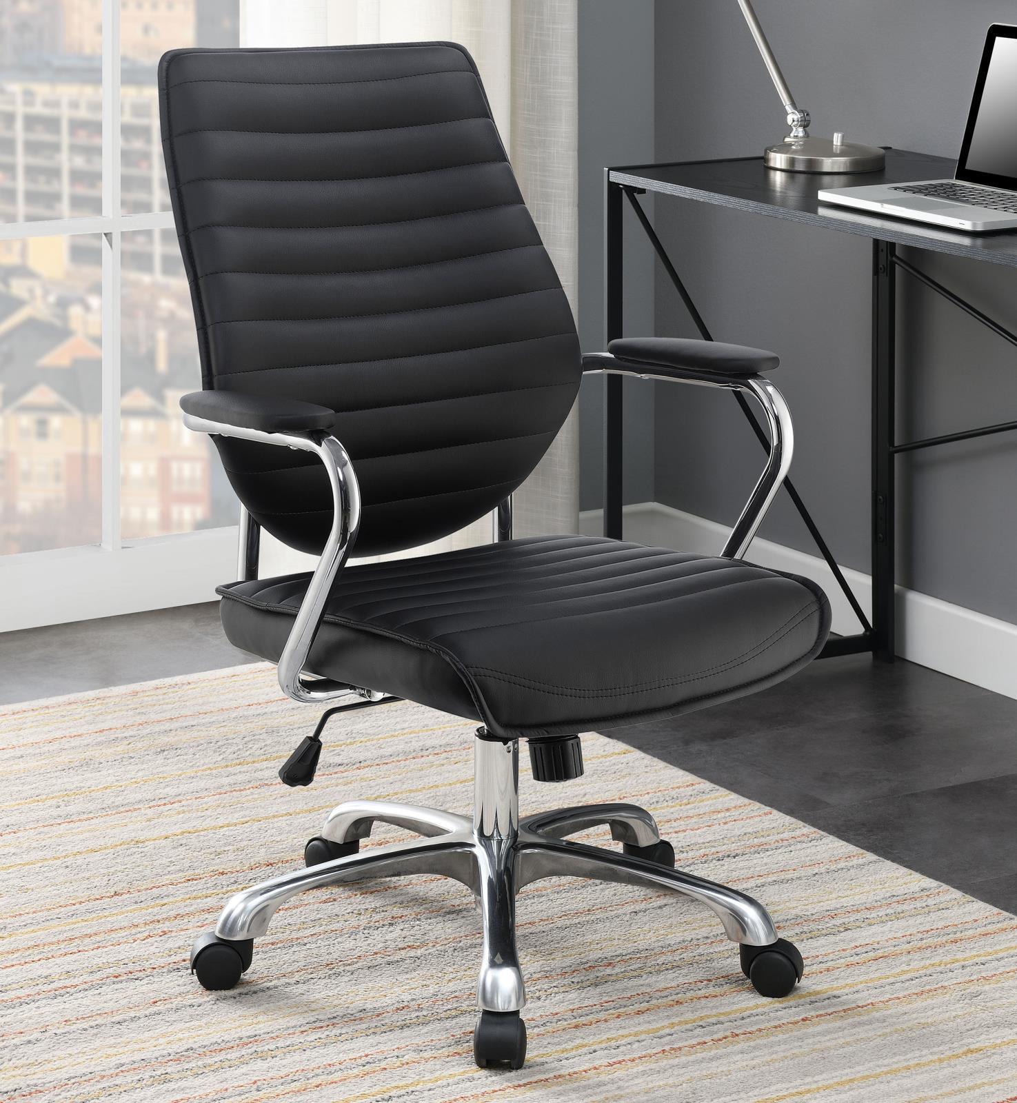Black Office Chair 802269 - Ella Furniture