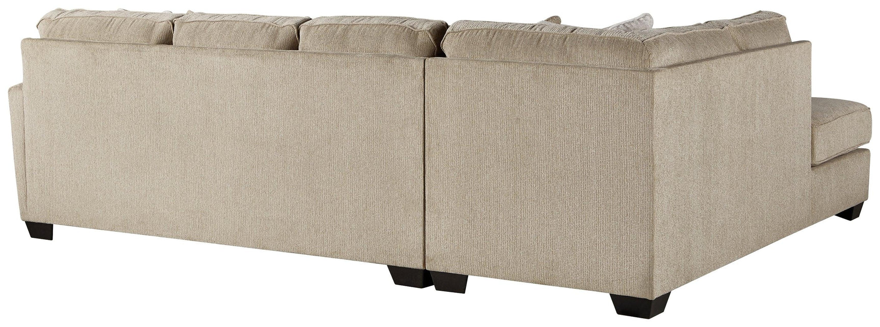 Decelle Putty 2-Piece Sectional With Chaise - Ella Furniture