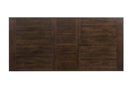 Reid Neutral Modern Solid Wood And Veneers Fabric Upholstered Seat Rectangular Dining Room Set - Ella Furniture
