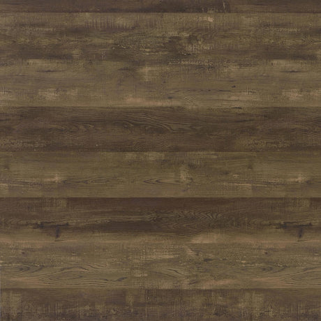 Elmcrest 40-Inch Wall Shelf Black And Rustic Oak - Ella Furniture
