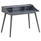 Percy Dark Grey Writing Desk - Ella Furniture
