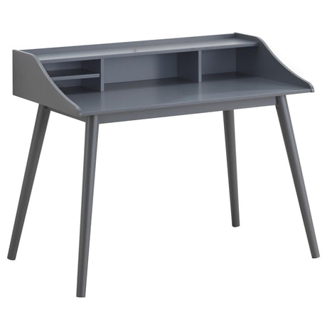 Percy Dark Grey Writing Desk - Ella Furniture