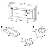 Loomis Natural Driftwood Office Desk - Ella Furniture