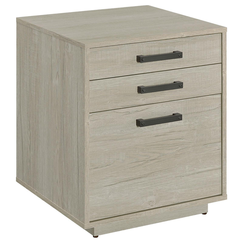 Loomis Natural Driftwood File Cabinet - Ella Furniture