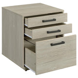 Loomis Natural Driftwood File Cabinet - Ella Furniture