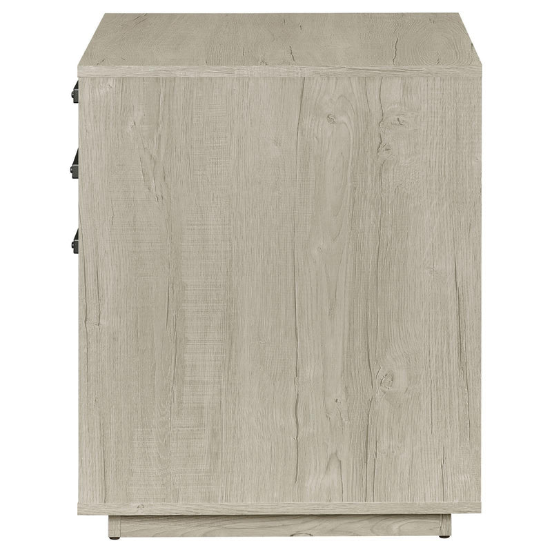 Loomis Natural Driftwood File Cabinet - Ella Furniture