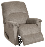 Ballinasloe Platinum Chenille Recliner - Ella Furniture