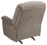 Ballinasloe Platinum Chenille Recliner - Ella Furniture