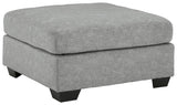 Falkirk Steel 2-Piece Sectional With Ottoman - Ella Furniture