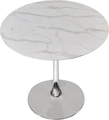 Tulip Silver 36" Dining Table - Ella Furniture