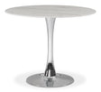 Tulip Silver 36" Dining Table - Ella Furniture