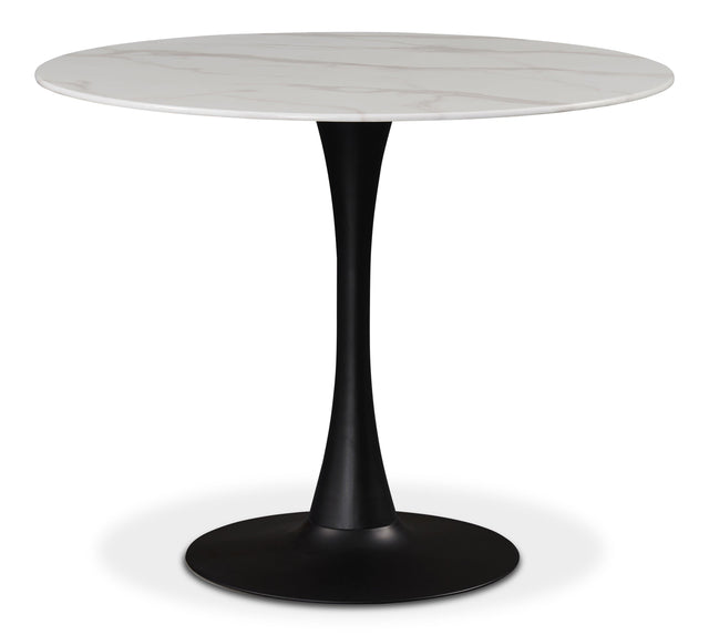 Tulip Black 36" Dining Table - Ella Furniture