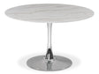 Tulip Silver 48" Dining Table - Ella Furniture
