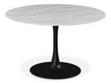 Tulip Black 48" Dining Table - Ella Furniture