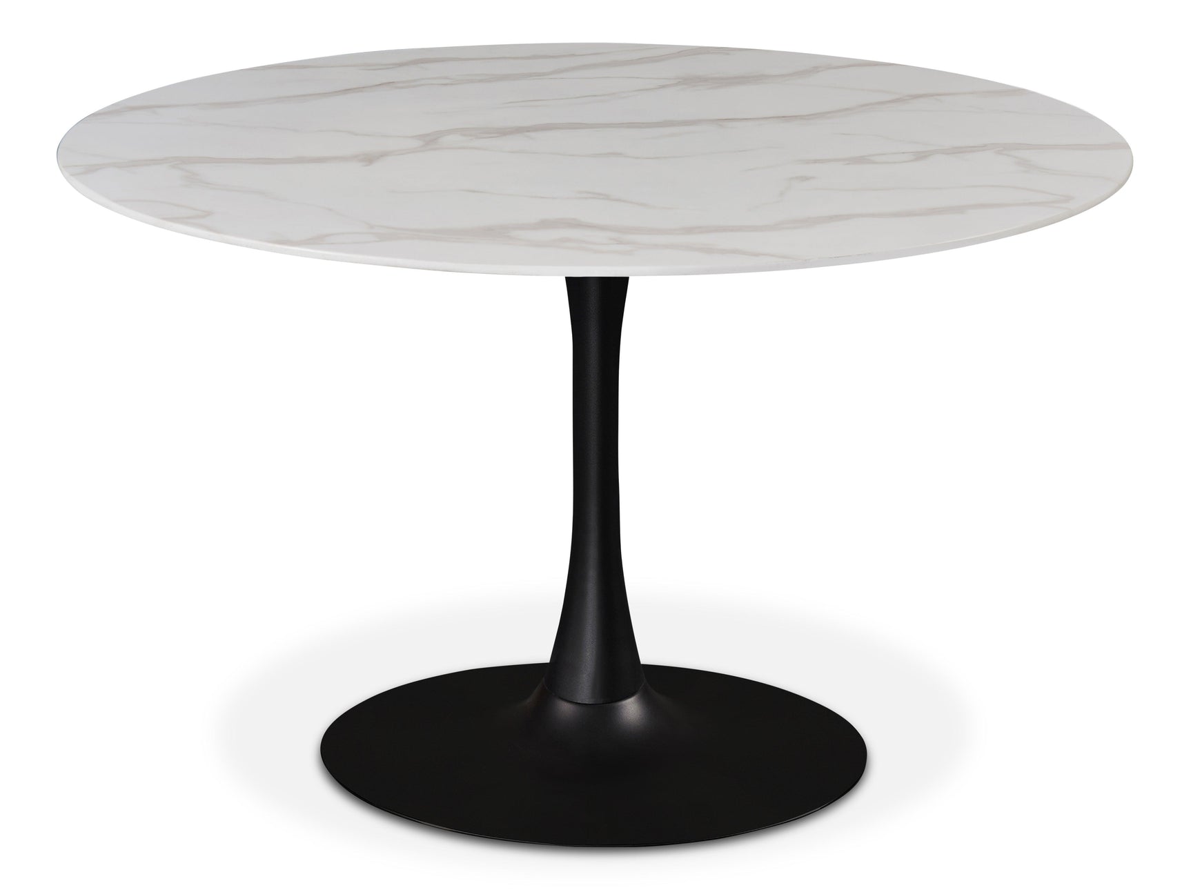 Tulip Black 48" Dining Table - Ella Furniture