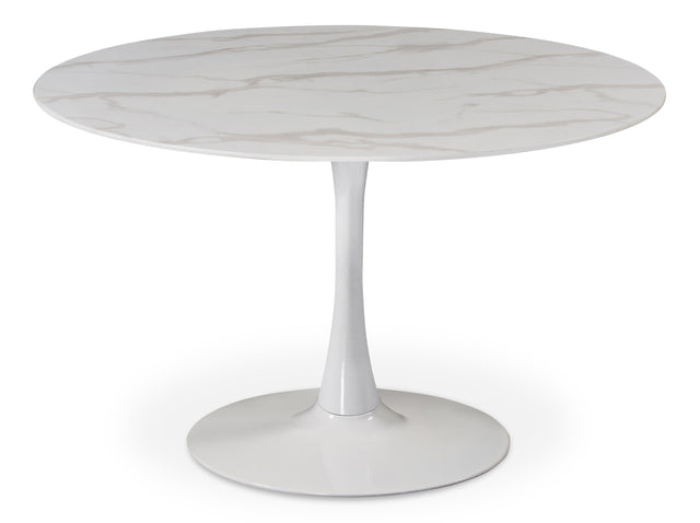 Tulip White 48" Dining Table - Ella Furniture