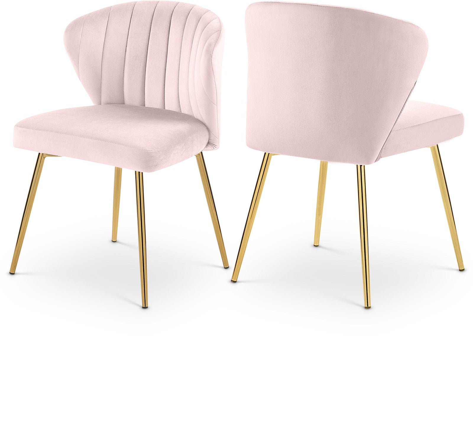 Finley Pink Velvet Chair - Ella Furniture