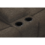 Shreveport Brown Solid Wood And Plywood Fabric Upholstered 6-Piece Modular Reclining Sectional - Ella Furniture