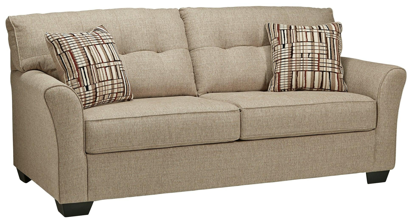 Ardmead Putty Chenille Sofa - Ella Furniture