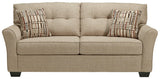 Ardmead Putty Chenille Sofa - Ella Furniture