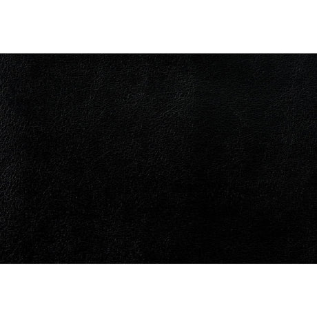 Barrington Black Solid Wood Faux Leather Upholstery 3-Piece Sectional With Right Chaise And Ottoman - Ella Furniture