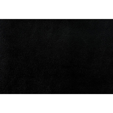 Barrington Black Contemporary Solid Wood And Plywood Faux Leather Upholstered Tufted Ottoman - Ella Furniture