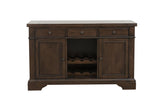 Reid Neutral Modern Solid Wood And Veneers Fabric Upholstered Seat Rectangular Dining Room Set - Ella Furniture