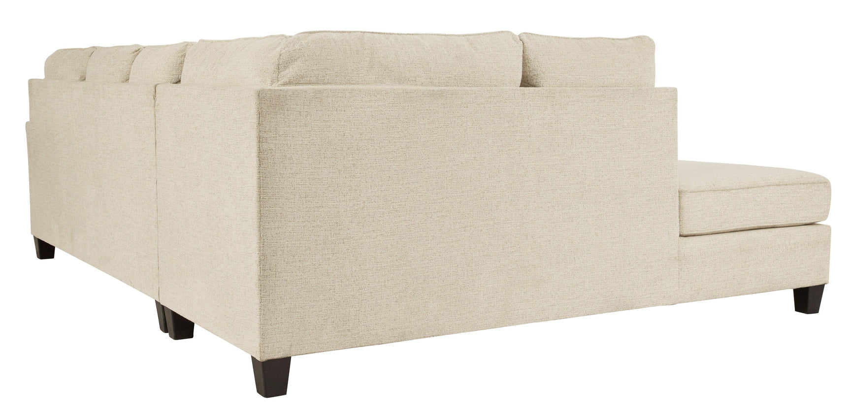 Abinger Natural Chenille 2-Piece Sectional With Chaise - Ella Furniture