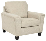 Abinger Smoke Chenille Chair - Ella Furniture