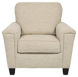 Abinger Smoke Chenille Chair - Ella Furniture