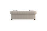 Savonburg Neutral Traditional Solid Wood And Plywood Fabric Upholstery Tufted 2Pc Set: Sofa, Love - Ella Furniture