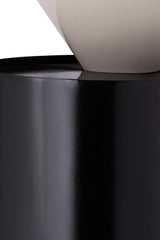 Damon Black End Table - Ella Furniture