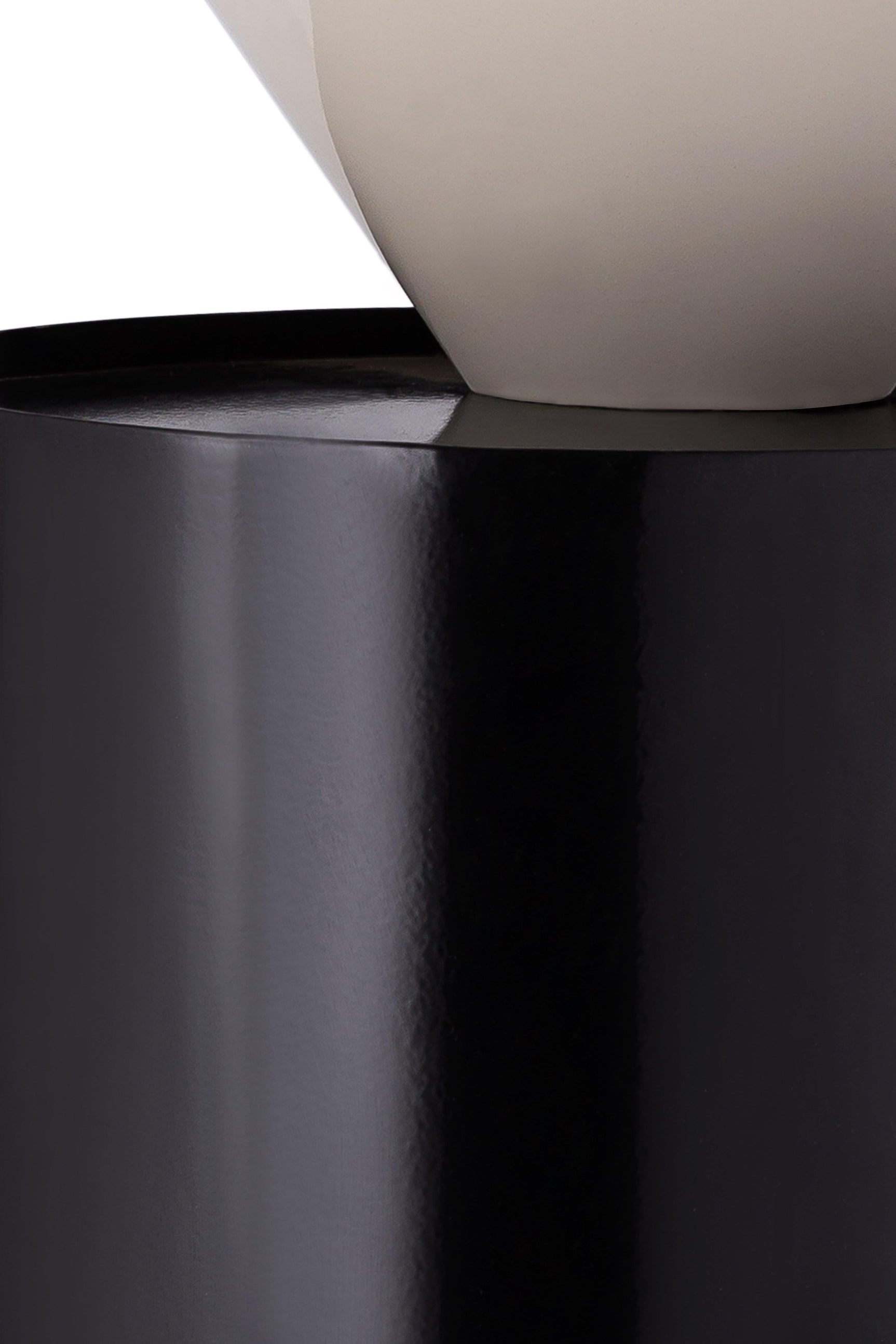 Damon Black End Table - Ella Furniture