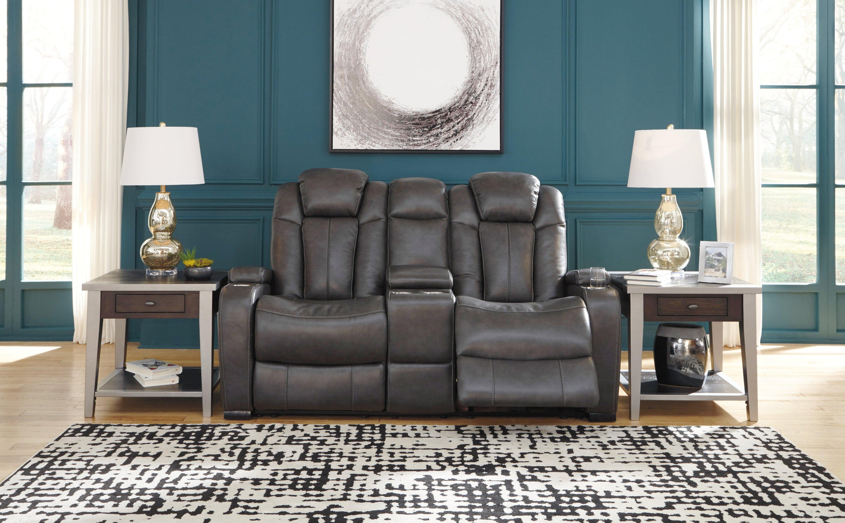 Turbulance Quarry Sofa, Loveseat And Recliner - Ella Furniture