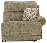 Lubec Taupe 3-Piece Reclining Loveseat With Console - Ella Furniture