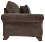 Miltonwood Teak Chenille Queen Sofa Sleeper - Ella Furniture