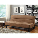 Callie Brown Contemporary Solid Wood And Plywood Microfiber Fabric Upholstery Elegant Lounger - Ella Furniture
