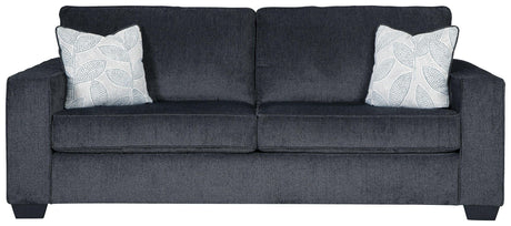 Altari Slate Chenille Sofa - Ella Furniture